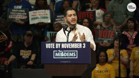 Abdul El-Sayed defiende su patriotismo en campaña al Senado en Michigan