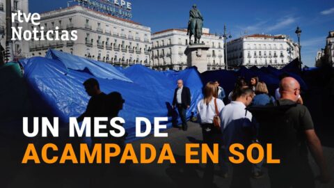 Acampada por la vivienda en Sol supera la del 15M