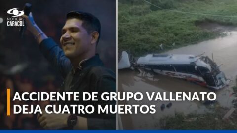 Accidente de bus deja cuatro muertos y Kbeto Zuleta herido
