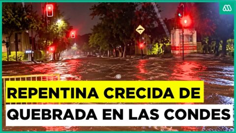 Activación de Quebrada Honda obliga a resguardo en Las Condes
