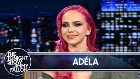 ADÉLA enseña a Jimmy Fallon su baile swaggerina