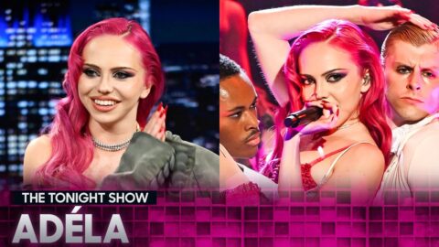 ADÉLA enseña a Jimmy Fallon su baile Swaggerina en vivo