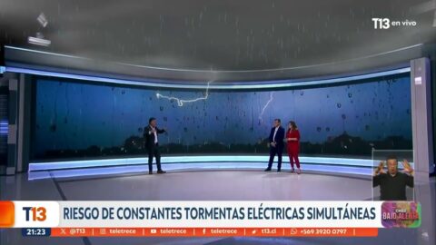 Advierten por posibles tormentas eléctricas simultáneas