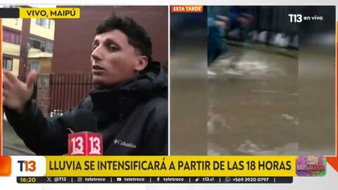 Alcalde Vodanovic se refiere a la intensidad de las lluvias