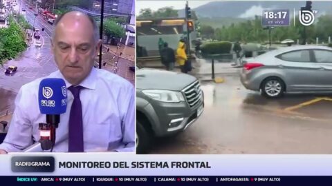 Alerta en la RM: cuándo será el peak de lluvias en Santiago