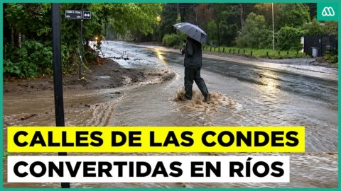 Alerta en Las Condes por reactivación de quebrada tras aluvión
