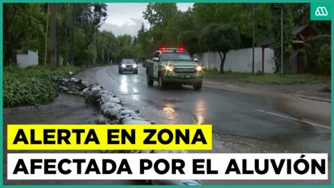 Alerta en Quebrada Honda por aumento del caudal en Las Condes