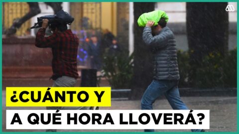 Alerta por lluvias y tormentas en la zona centro-sur de Chile
