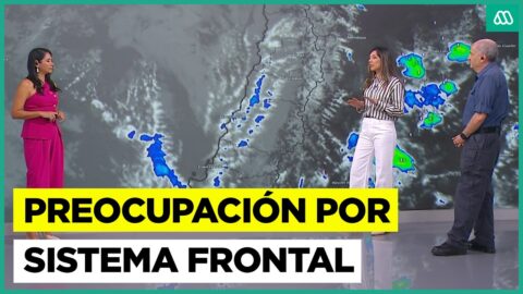 Alerta por sistema frontal que llegará a la zona centro-sur