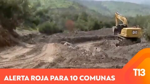 Alerta roja en 10 comunas por riesgo de remoción en masa