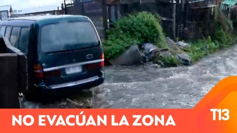 Alerta SAE en Talagante: vecinos se quedan en sus viviendas