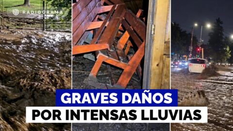 Aluviones y personas aisladas tras lluvias en la RM
