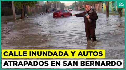 Anegamientos complican el tránsito en San Bernardo por lluvias
