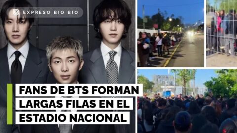 ARMYS hacen filas en el Estadio Nacional por concierto de BTS