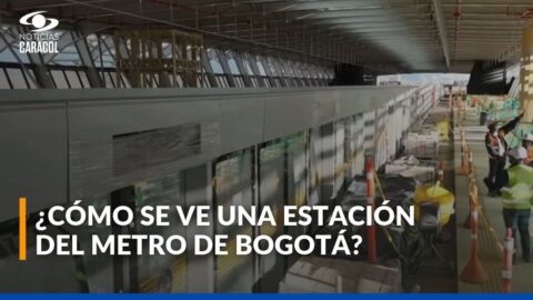 Así será por dentro una estación del Metro de Bogotá