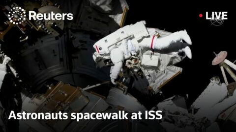 Astronautas de la NASA y la CSA realizan caminata espacial en la ISS