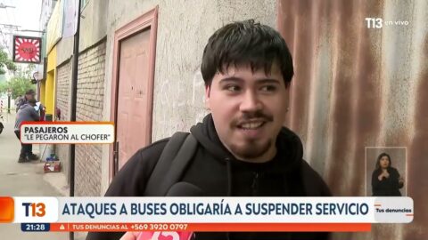 Ataques a buses en Colina obligan a evaluar suspender servicio