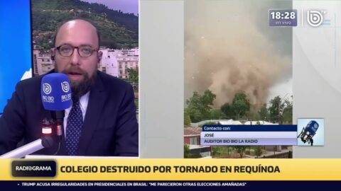 Auditor de La Radio relata el tornado vivido en O’Higgins