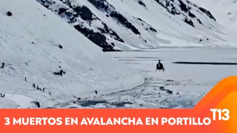 Avalancha en Portillo deja tres fallecidos