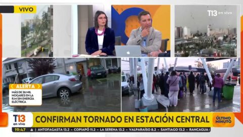 Biministro De Grange se refiere a tornado en Estación Central