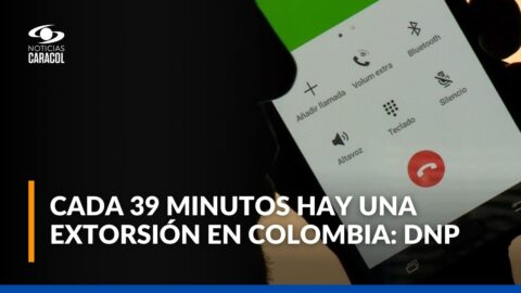 Bogotá encabeza el ranking de extorsiones en Colombia