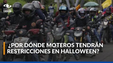Bogotá restringe motos en Halloween: desde el 29 de octubre