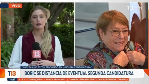 Boric descarta por ahora una eventual segunda candidatura