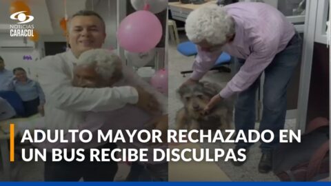 Bus rechazó a adulto mayor con su mascota; empresa se disculpa
