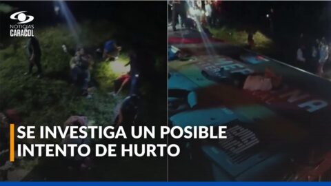 Bus volcado en la Panamericana del Cauca deja cinco muertos