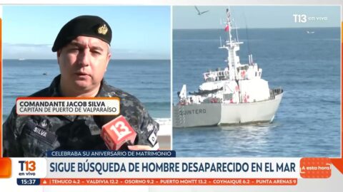 Buscan a un desaparecido en Viña del Mar sin resultados por ahora