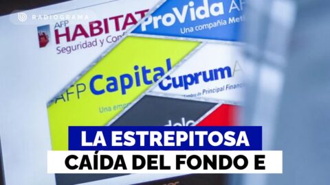 Caída de 10,4% del Fondo E y la defensa de las AFP