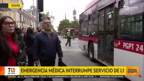Calles del centro llenas tras suspensión de estaciones de Línea 1