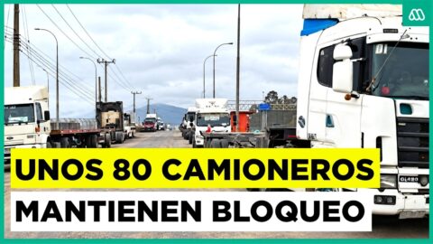 Camioneros bloquean seis depósitos de contenedores en San Antonio