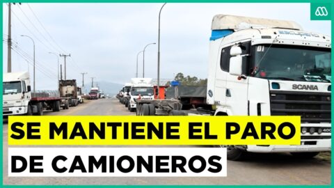 Camioneros mantienen bloqueo en el puerto de San Antonio