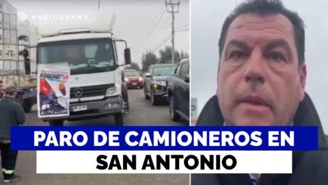 Camioneros mantienen paro indefinido en depósitos de San Antonio