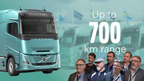Camiones eléctricos Volvo: autonomía de hasta 700 km en prueba