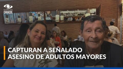 Capturan en Bogotá a exyerno por crimen de pareja de adultos mayores