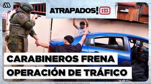 Carabineros protagonizan un operativo de riesgo extremo