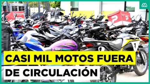Carabineros retira casi 800 motos de circulación en la RM