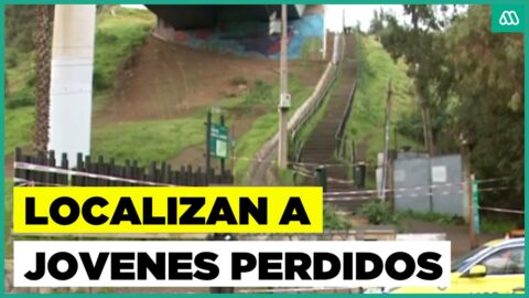 Carabineros y seguridad municipal ubican a tres menores en Cerro El Carbón