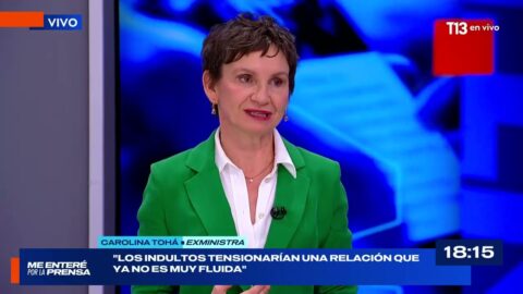 Carolina Tohá habla en entrevista sobre su paso por el Gobierno