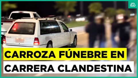 Carroza fúnebre participa en carrera clandestina en Los Ángeles