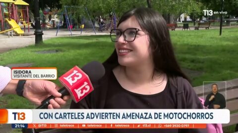 Carteles alertan a visitantes del Barrio Brasil por motochorros