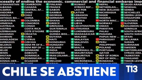 Chile se abstiene por primera vez en 33 años sobre embargo a Cuba