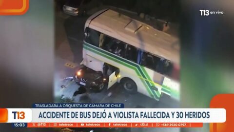 Chofer de bus formalizado por cuasidelito tras accidente fatal