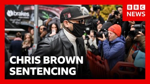 Chris Brown recibe condena de prisión suspendida por agresión en Londres