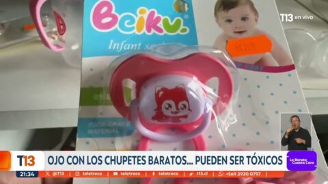 Chupetes baratos bajo análisis por posible presencia de BPA