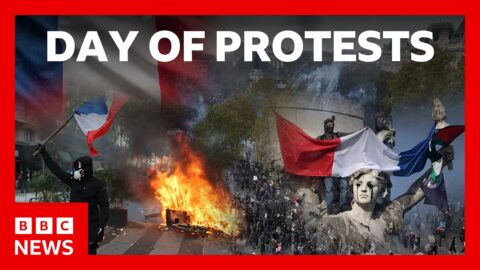 Cientos de detenidos en Francia durante protestas masivas
