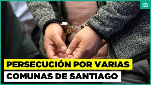 Cinco detenidos tras persecución policial que dejó robos en Maipú