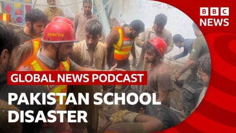 Colapso de techo escolar en Pakistán deja más de 30 muertos